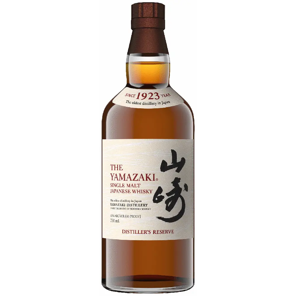 The Yamazaki Single Malt Japanese Whiskey Distiller's Reserve