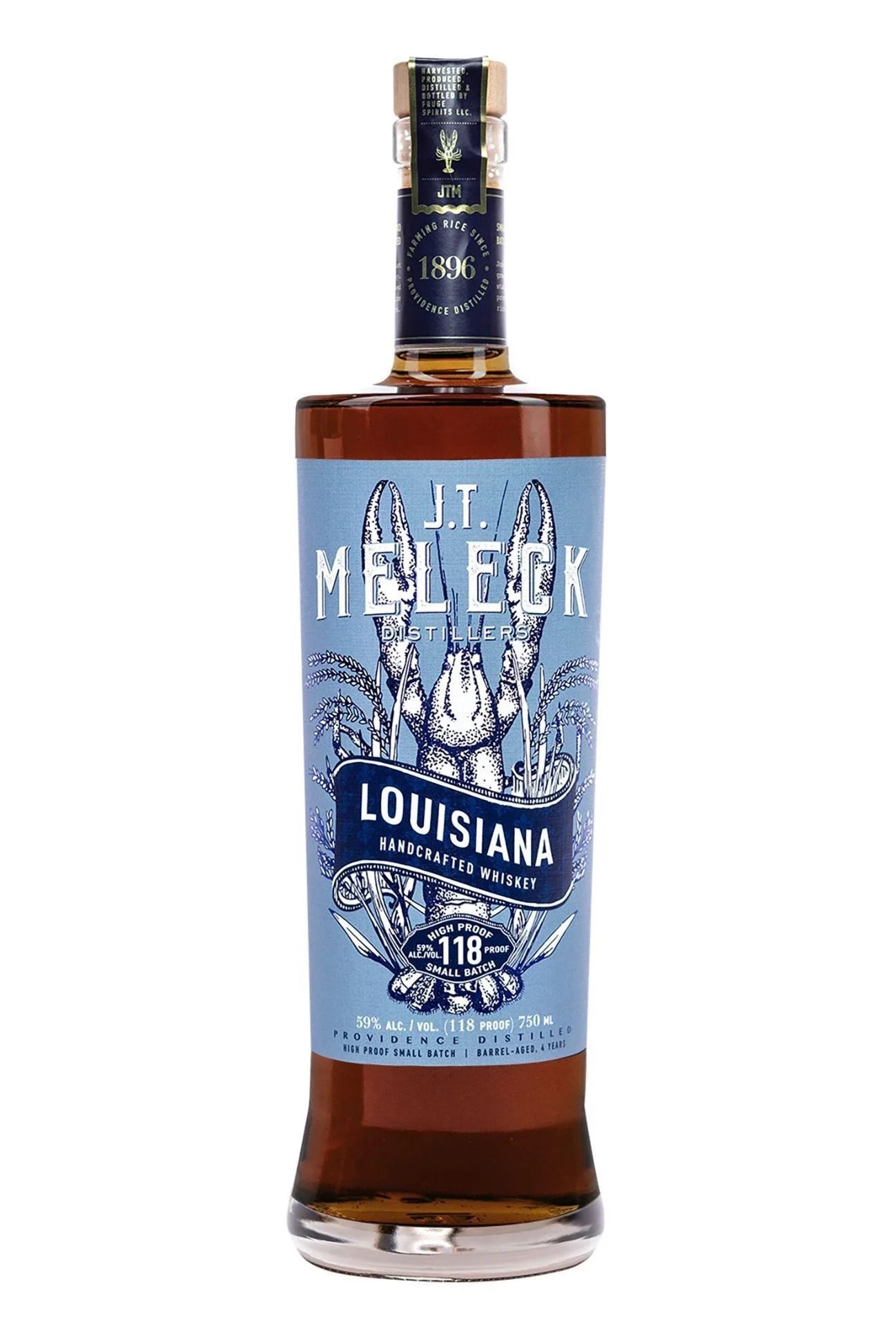 J.T Meleck High Proof Small Batch Whiskey 750ml